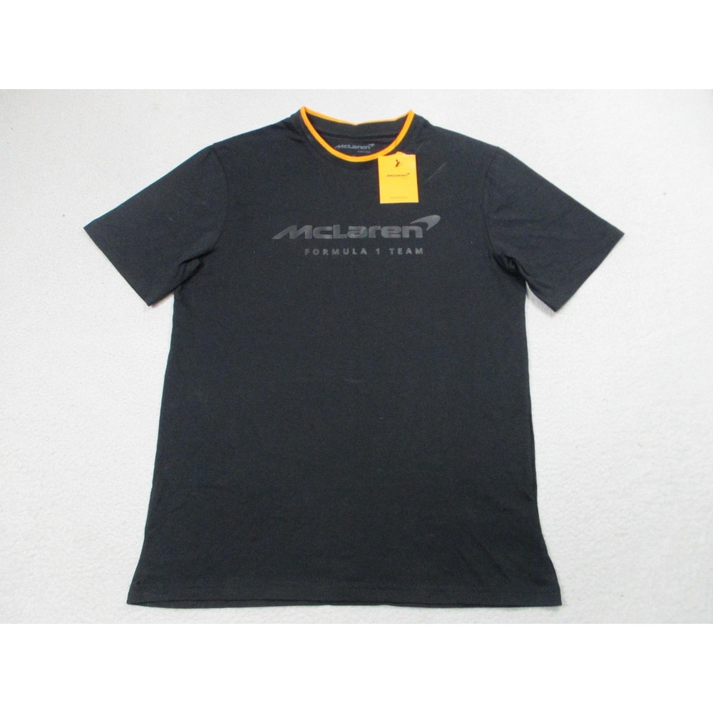 McLaren Formula 1 Team Shirt Tee Mens Small Black Formula One Racing Castore